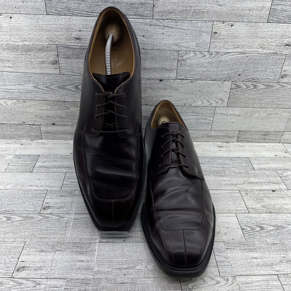 Rockport Burgundy Leather Split Toe Derby Dress Shoes APM1235E Men‎ Size 13M